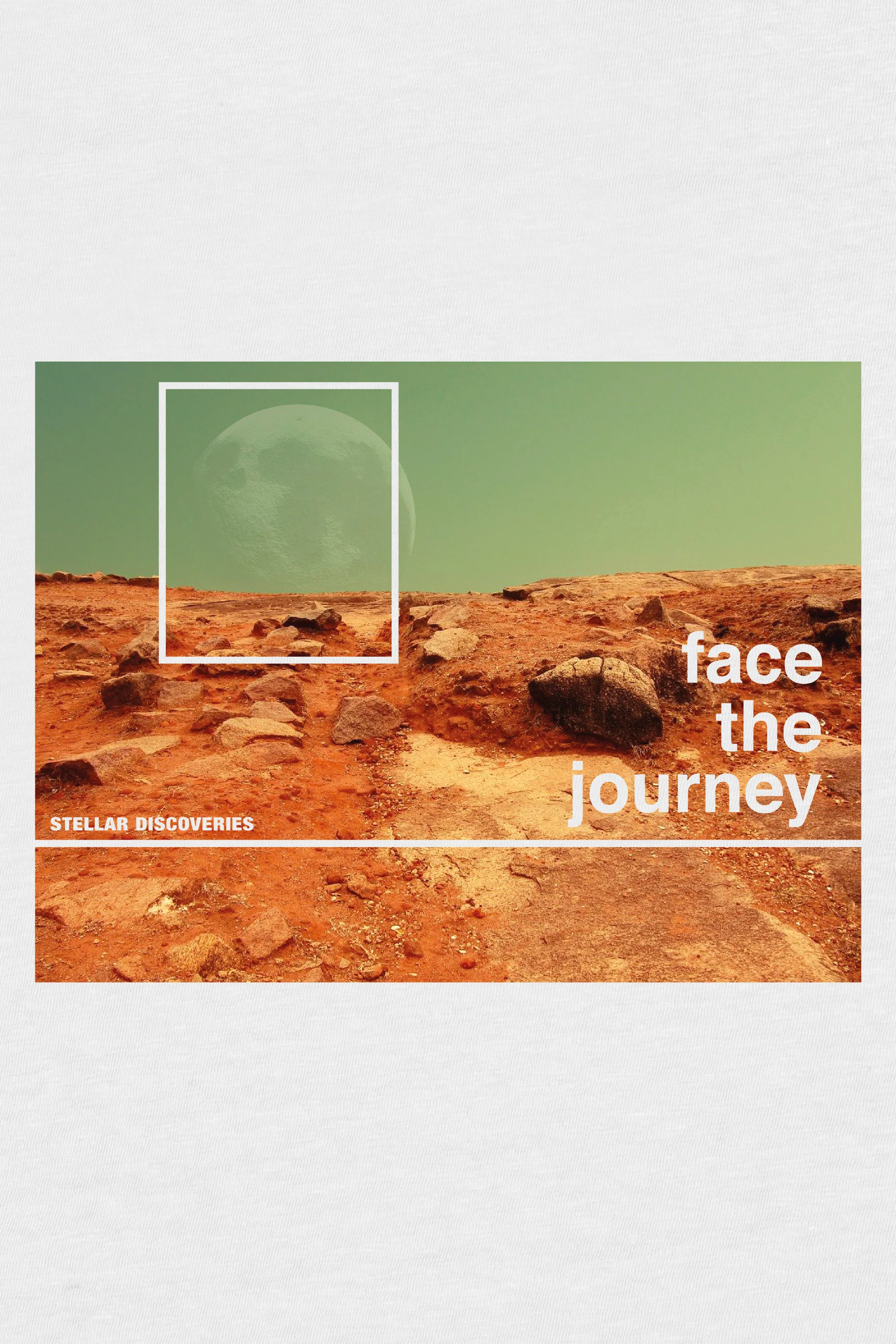 T-shirt con stampa Face the Journey Mars - Image 2