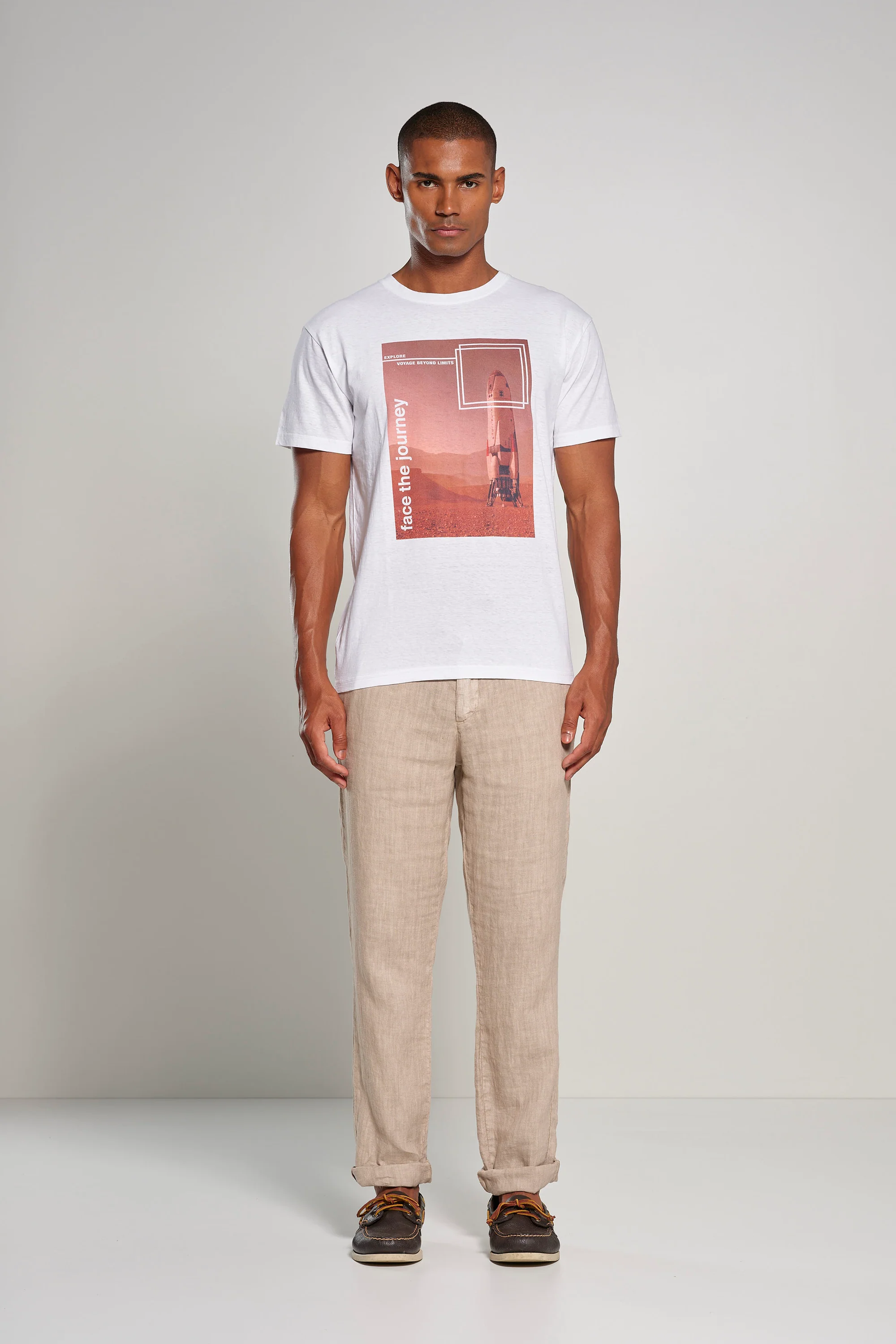 T-shirt con stampa Face the Journey Rocket - Image 8