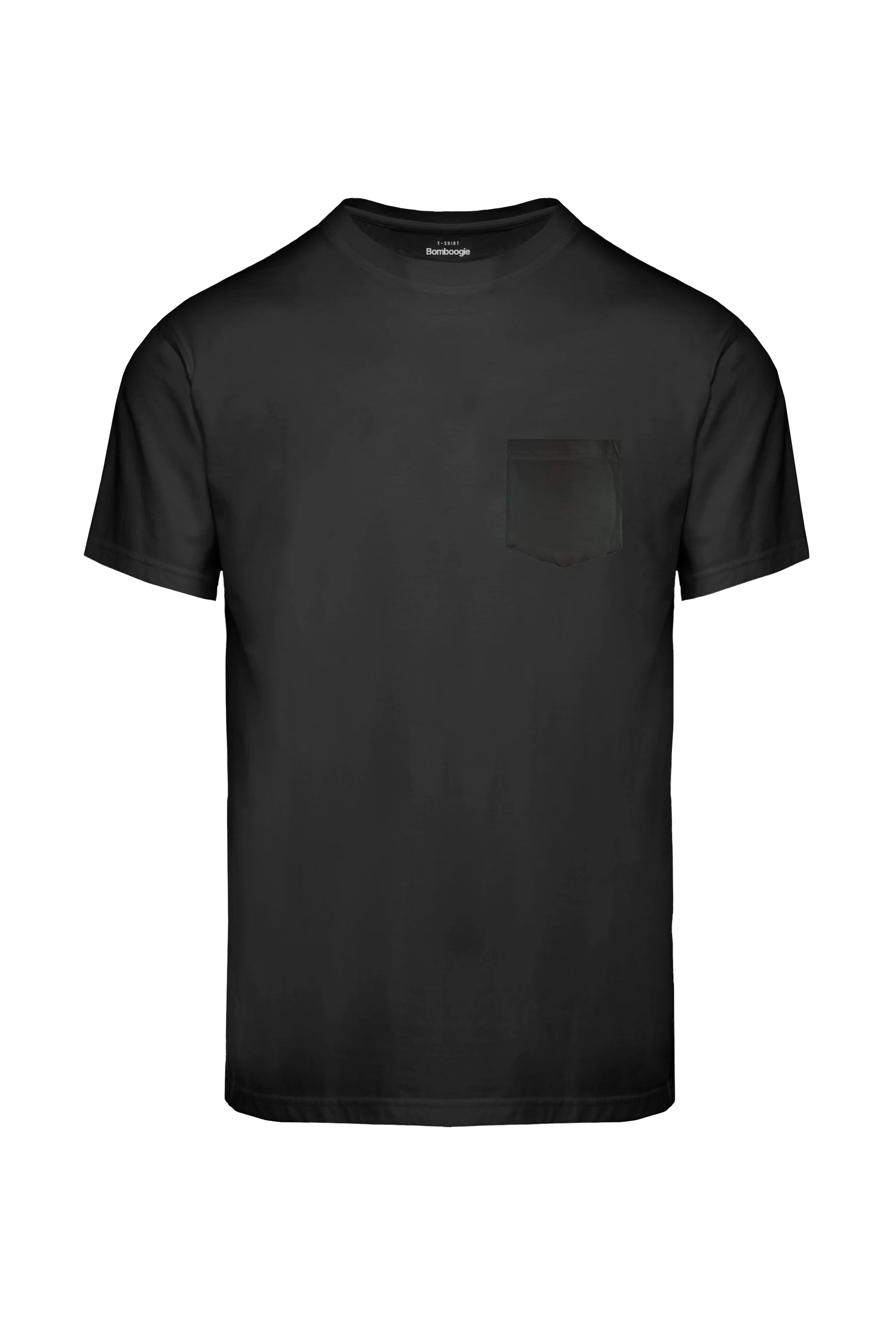 T-shirt girocollo con taschino - Image 6