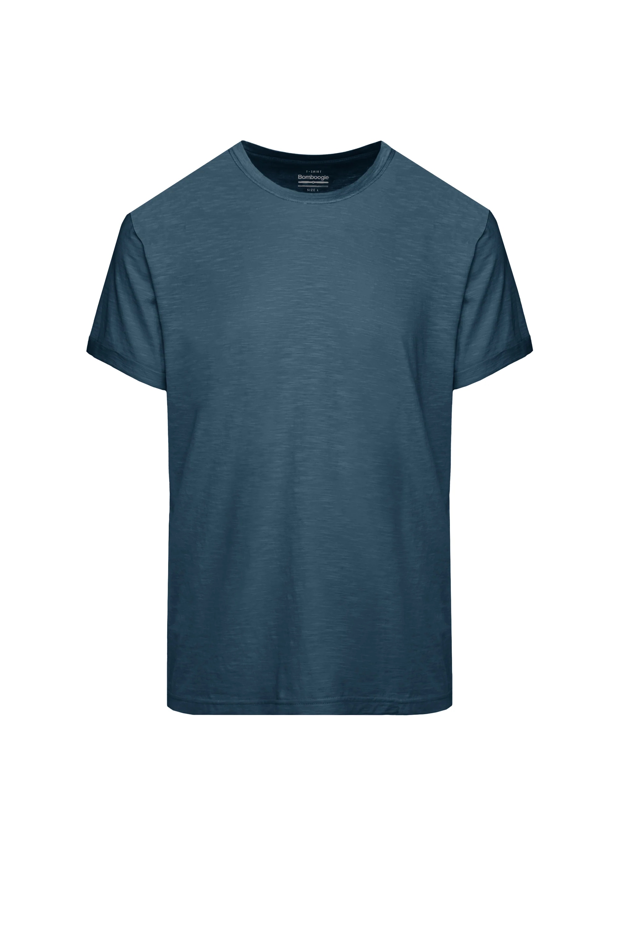 T-shirt Girocollo in Jersey Fiammato - Image 5