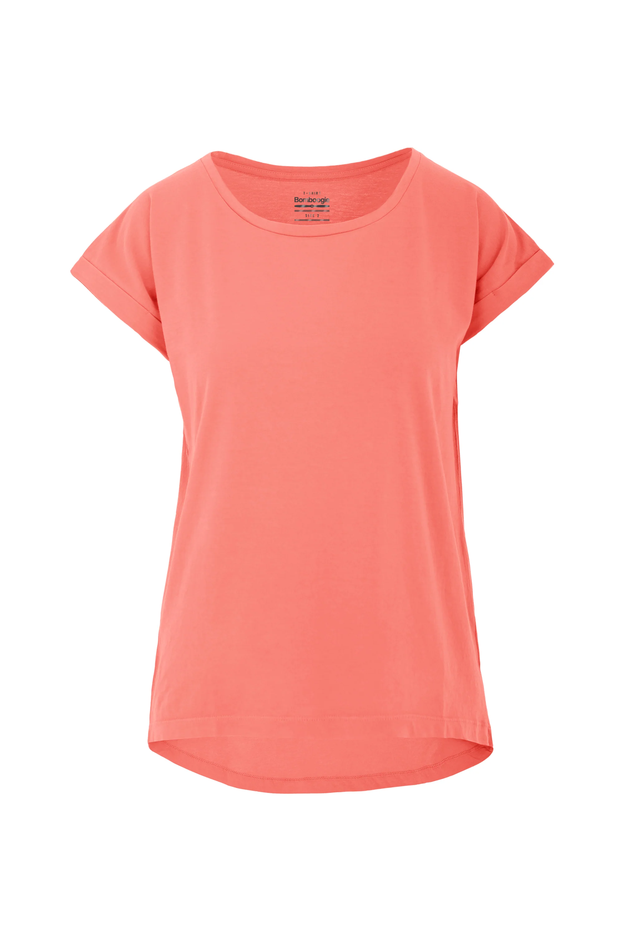 T-shirt girocollo in misto lino/cotone - Image 6
