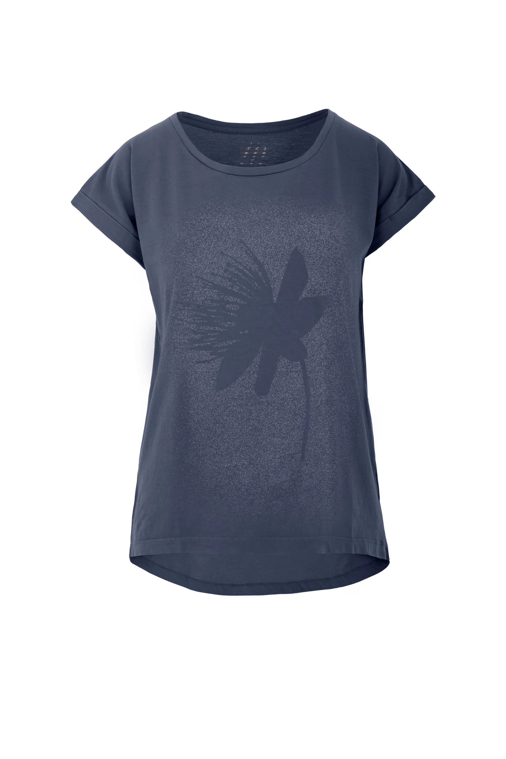T-shirt in cotone con stampa spray - Image 3