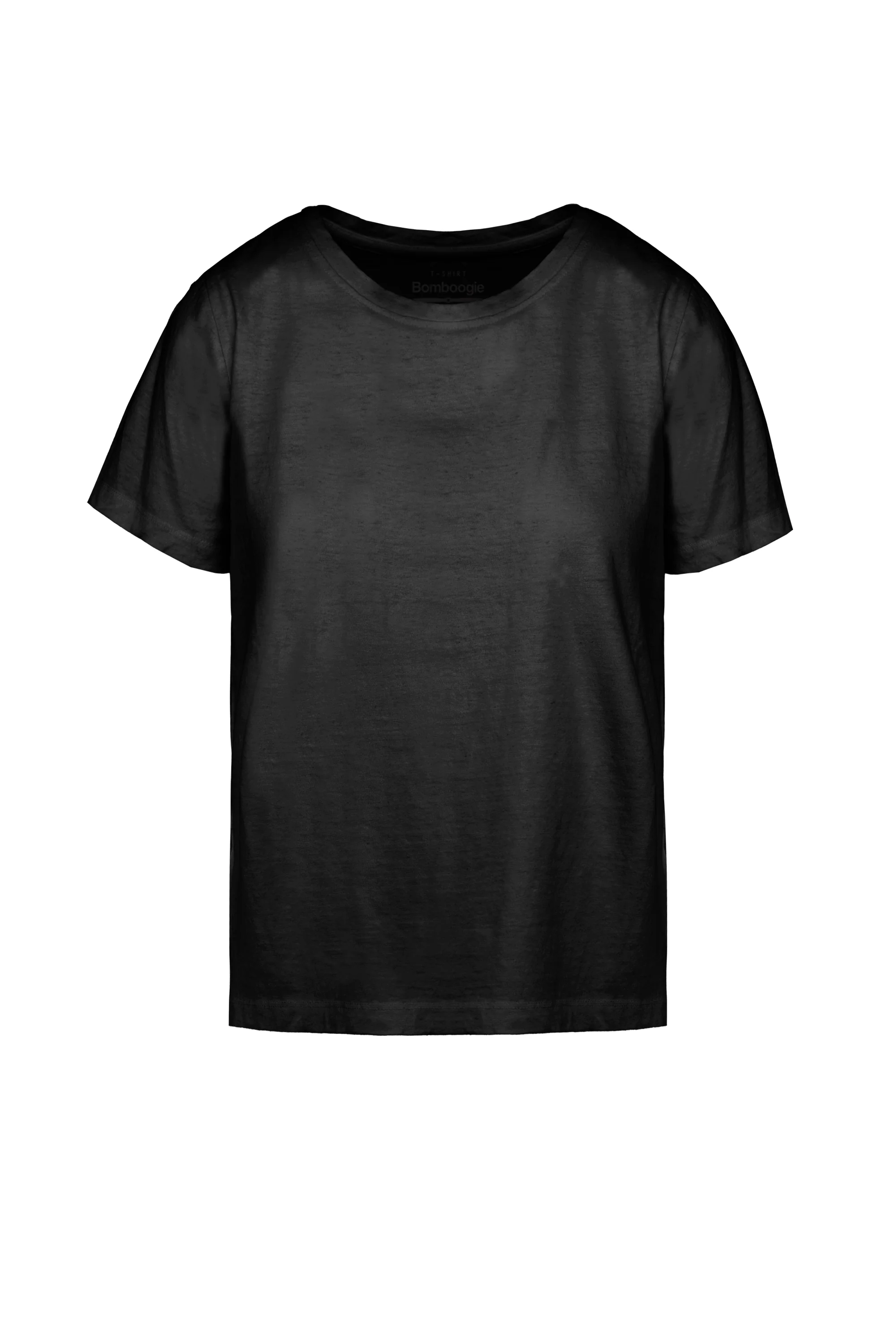 T-shirt in cotone e lino - Image 6
