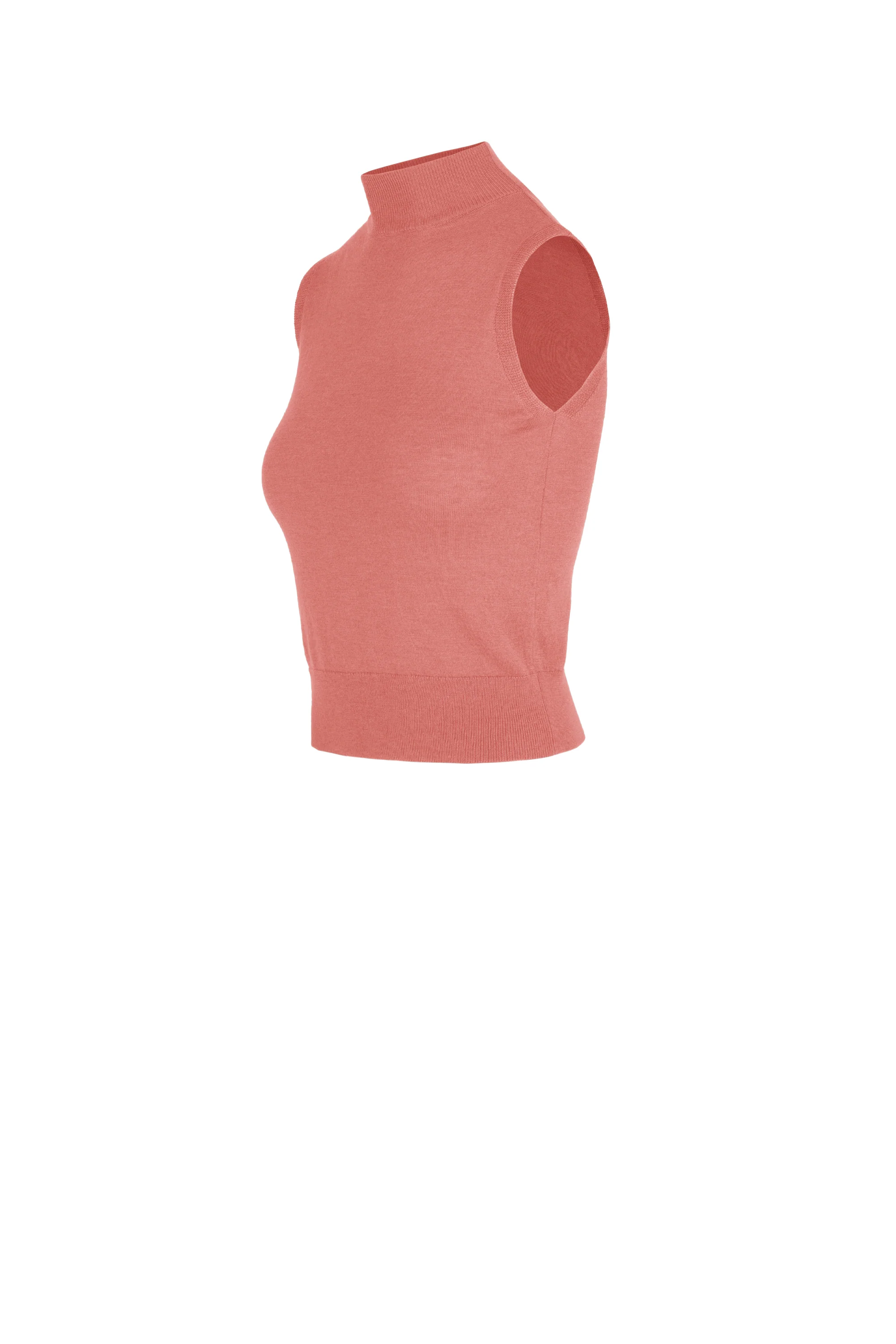 Top smanicato slim fit in misto lana merinos - Image 10