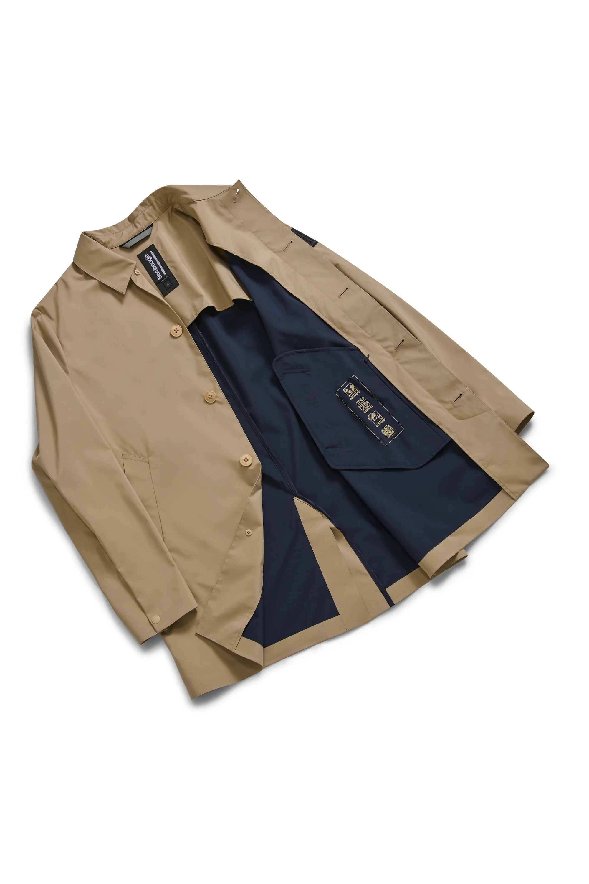 Trench sfoderato con colletto - Image 4