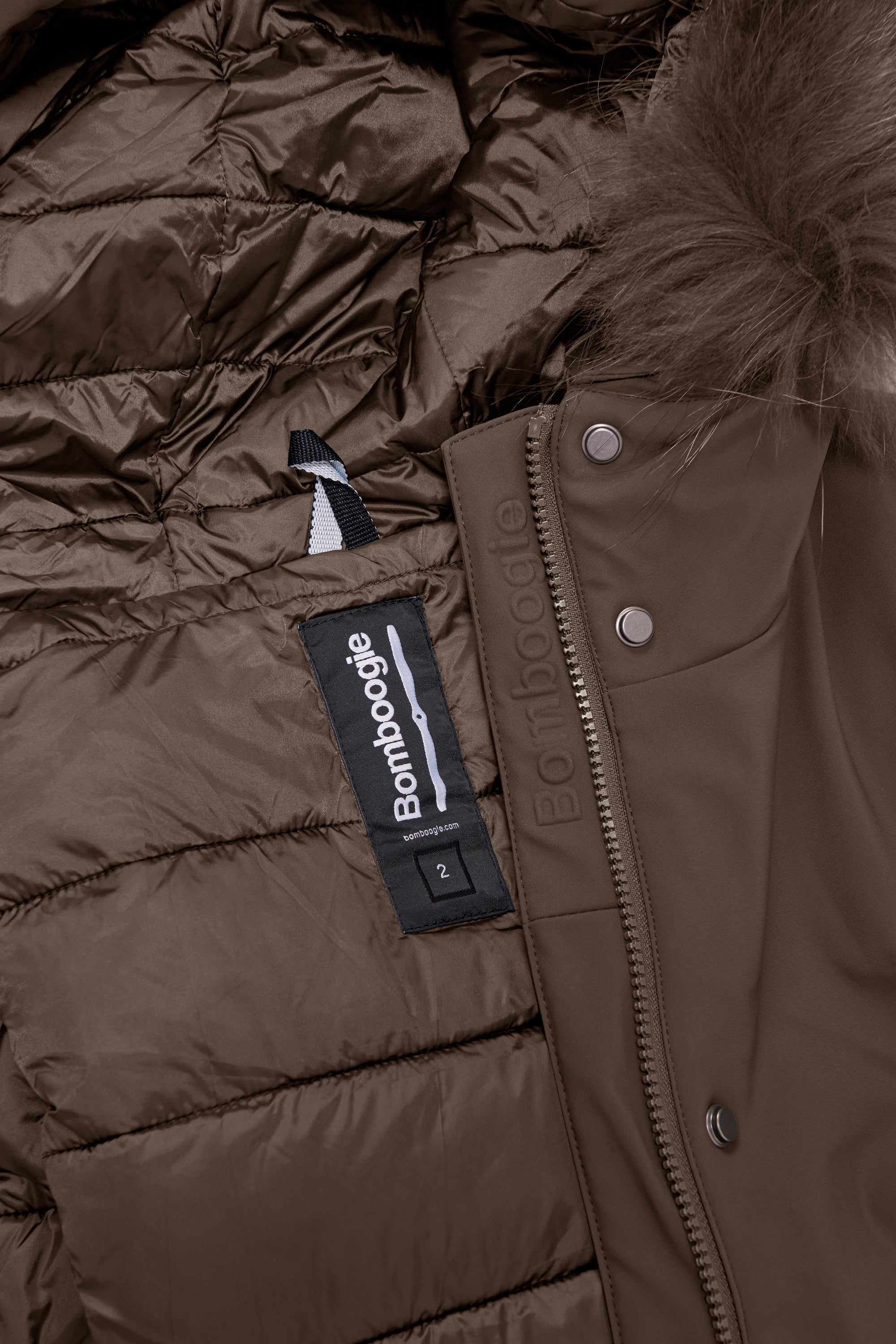 Vienna Jacket - Giacca lunga con cappuccio in pelliccia - Image 10