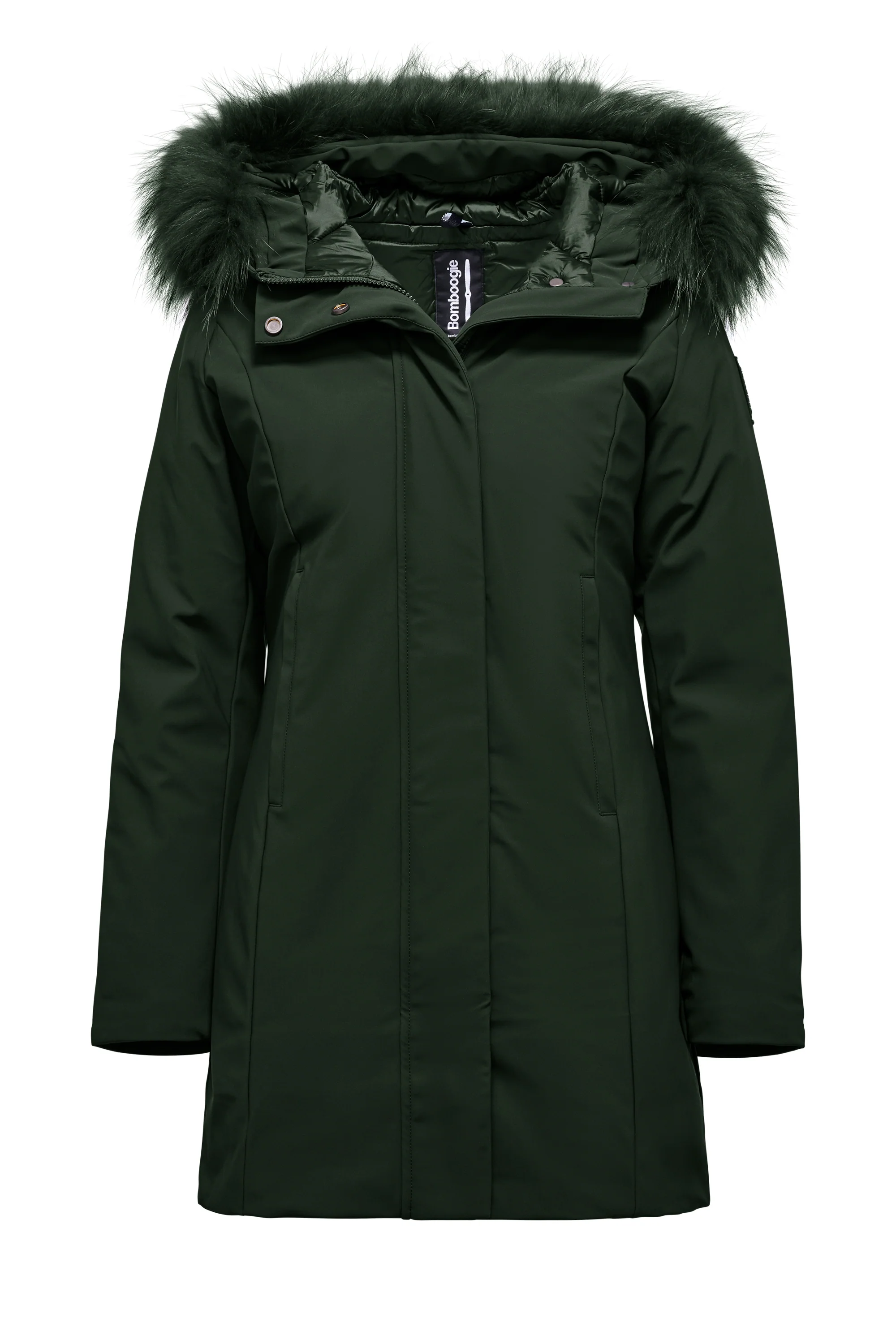 Vienna Jacket - Giacca lunga con cappuccio in pelliccia - Image 21