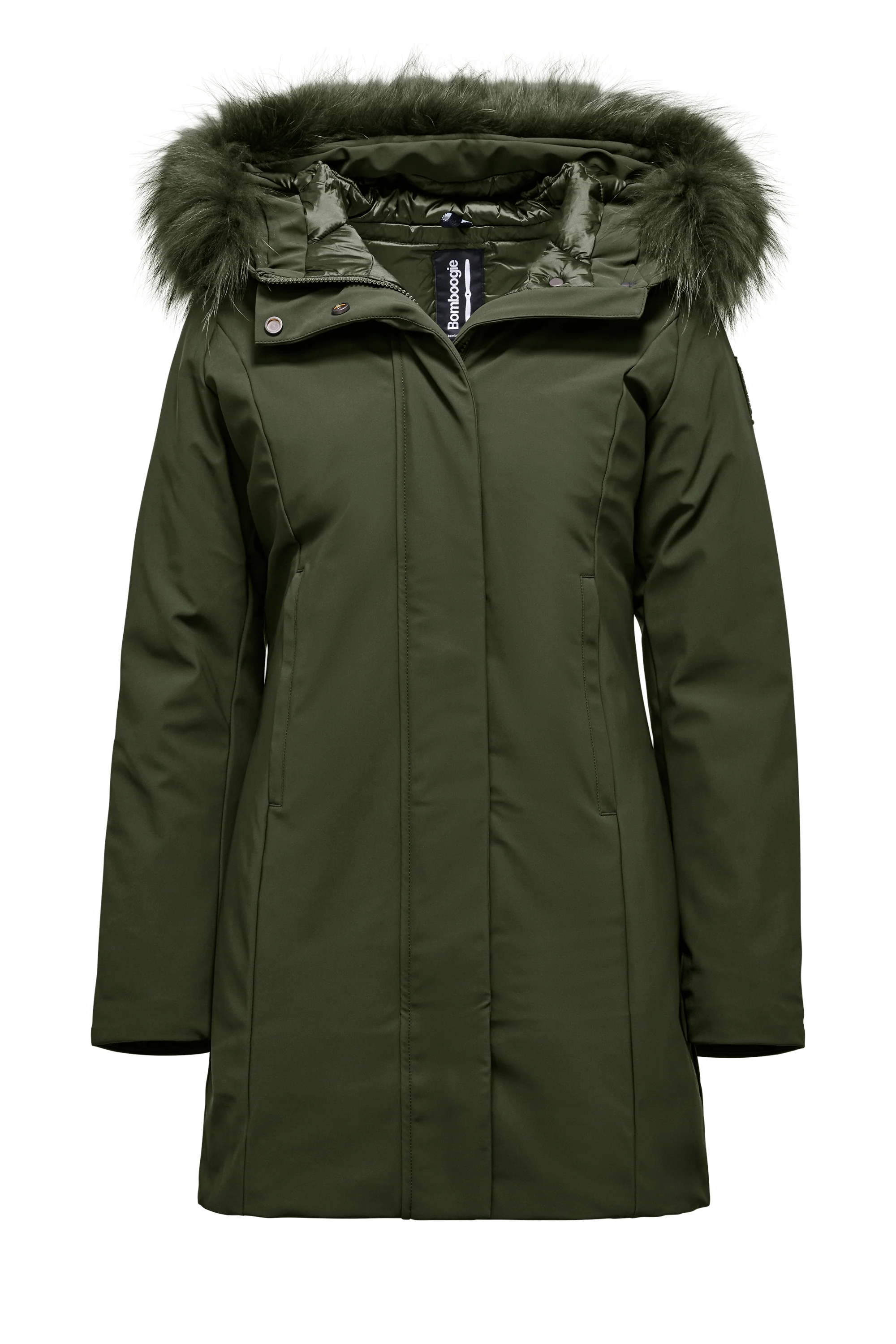 Vienna Jacket - Giacca lunga con cappuccio in pelliccia - Image 26