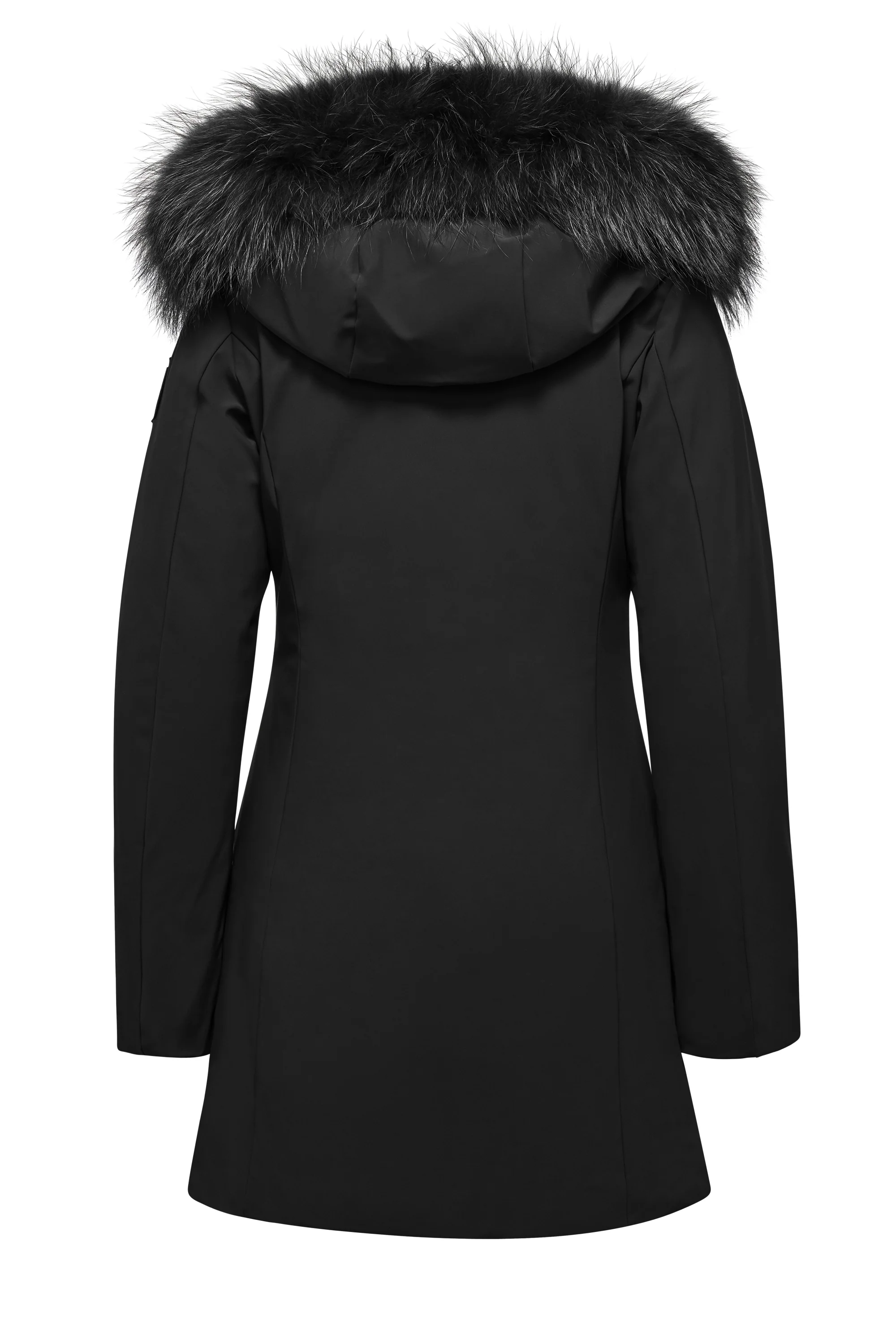Vienna Jacket - Giacca lunga con cappuccio in pelliccia - Image 3