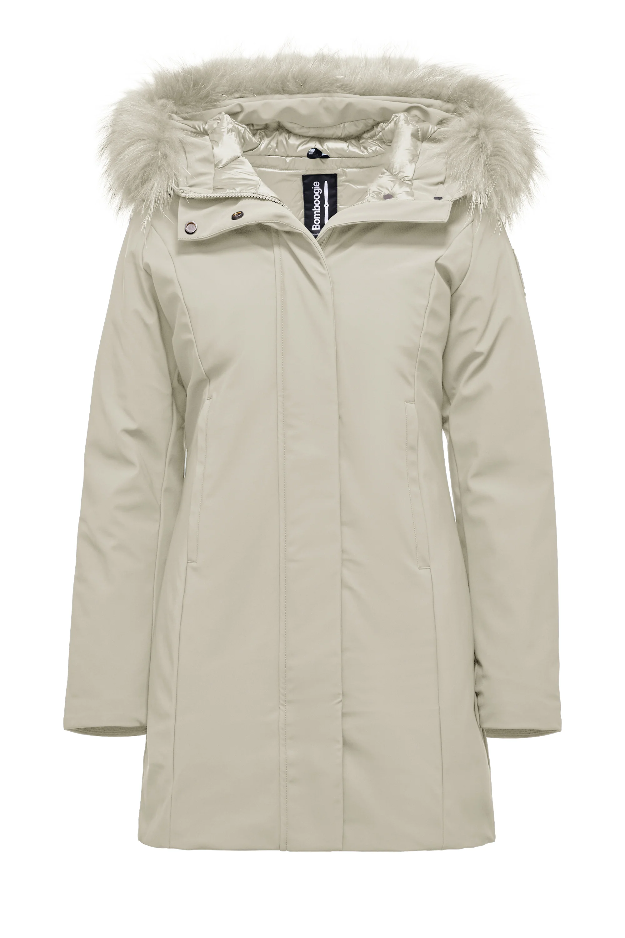 Vienna Jacket - Giacca lunga con cappuccio in pelliccia - Image 31