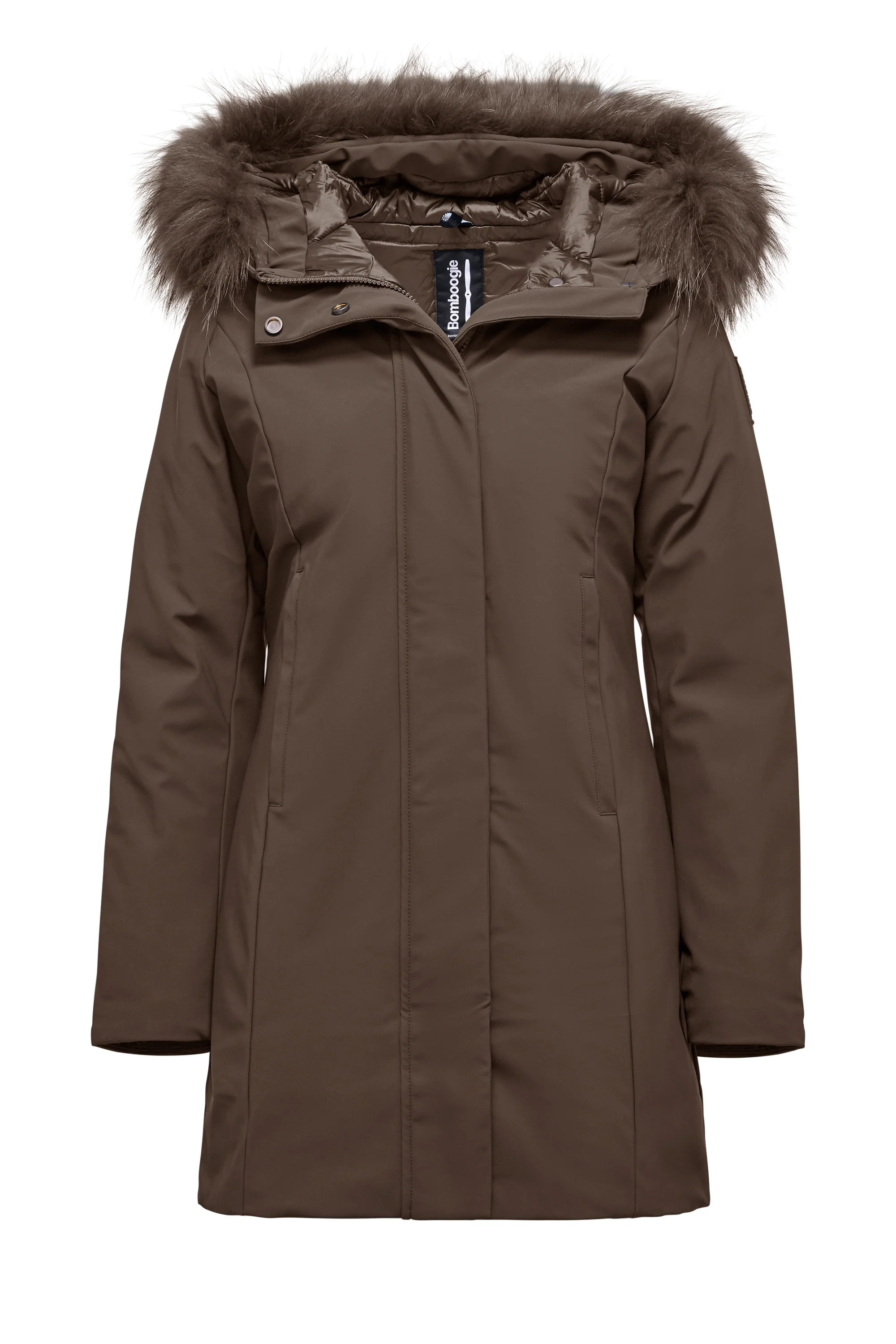 Vienna Jacket - Giacca lunga con cappuccio in pelliccia - Image 6