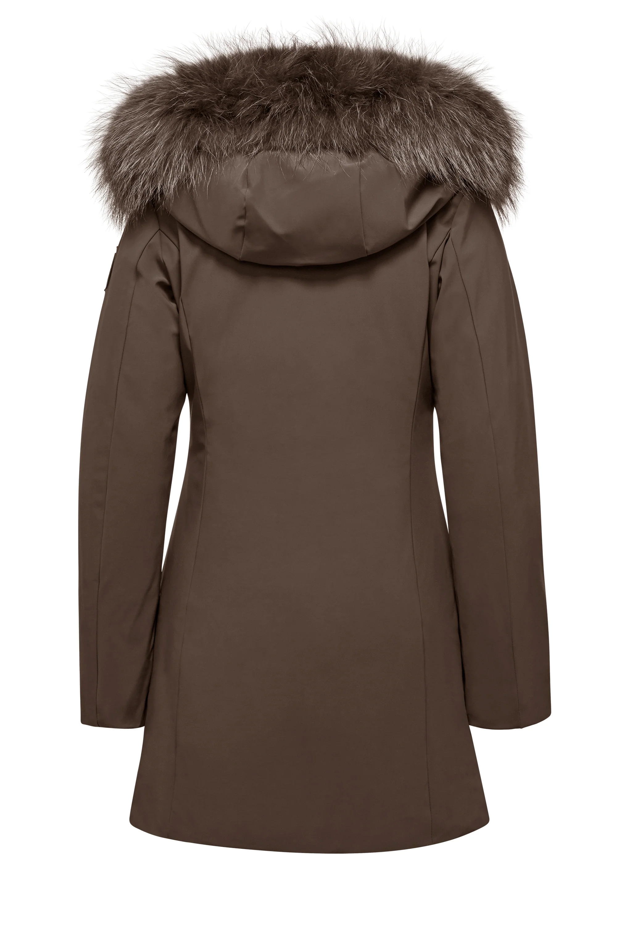 Vienna Jacket - Giacca lunga con cappuccio in pelliccia - Image 8